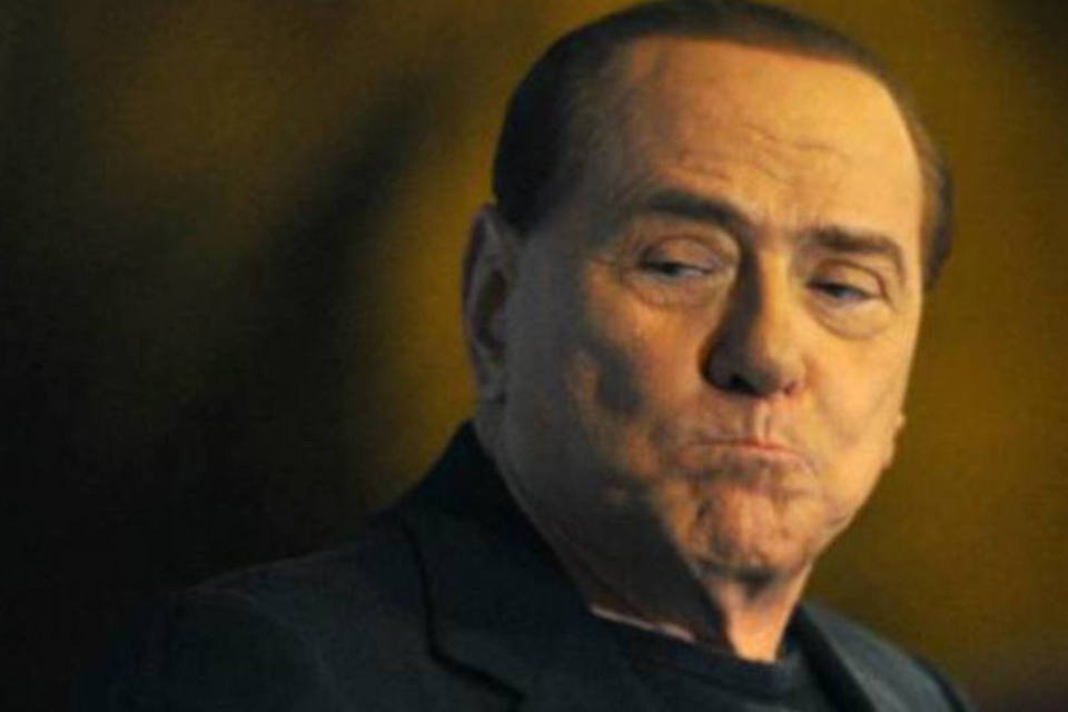 O ex-chefe de governo italiano Silvio Berlusconi: a justiça ainda deve tomar uma decisão sobre o aspecto financeiro do divórcio
 (Tiziana Fabi/AFP)