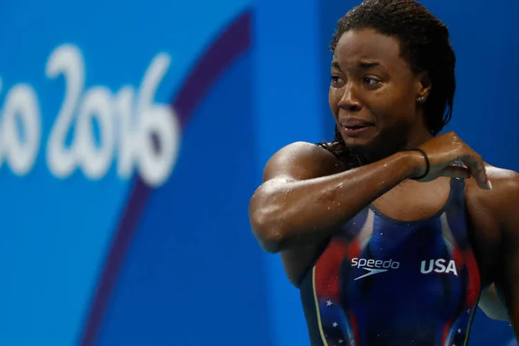 
	Simone: &quot;Quando vim para a prova, tentei tirar o peso da comunidade negra dos ombros, que &eacute; algo que carrego comigo s&oacute; por estar nesta posi&ccedil;&atilde;o&quot;
 (Clive Rose/Getty Images)