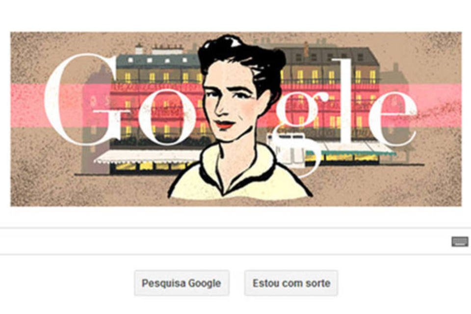 Simone de Beauvoir é homenageada pelo Google em Doodle