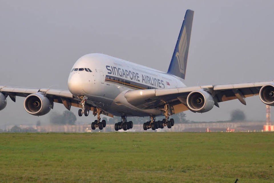 Avião A380 espera novo dono ou ferro-velho
