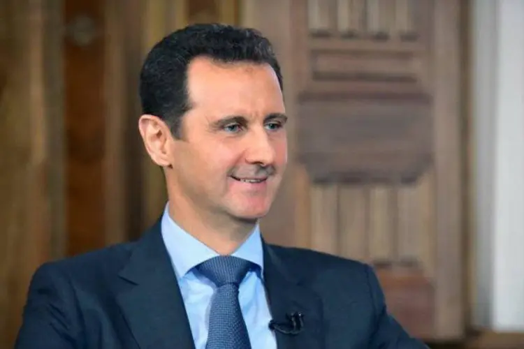 Presidente da Síria, Bashar al-Assad, durante entrevista em Damasco (SANA/Handout via Reuters)