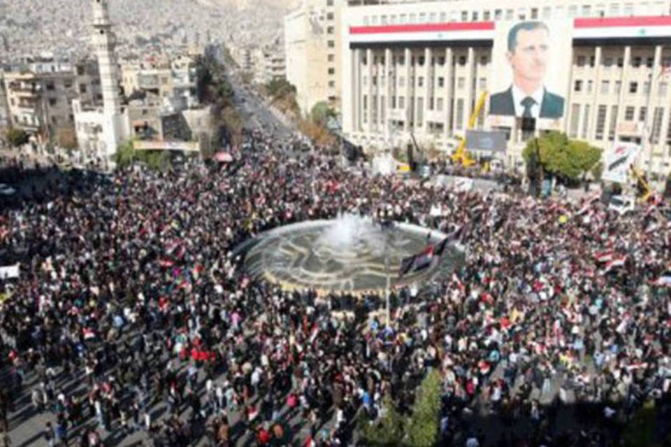 Síria é palco de protestos contra ingerência estrangeira