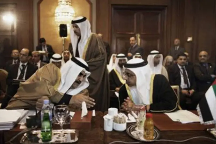 O CNS não se oporá a uma intervenção militar com a condição que seja realizada no marco do plano da Liga Árabe e de maneira coordenada, disse o presidente do Conselho (Marco Longari/AFP)