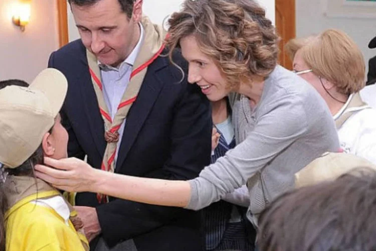 Aparências: em foto do Instagram do governo, Bashar al-Assad e esposa participam de eventos oficiais enquanto o país vive guerra civil.  (Reprodução/Instagram)