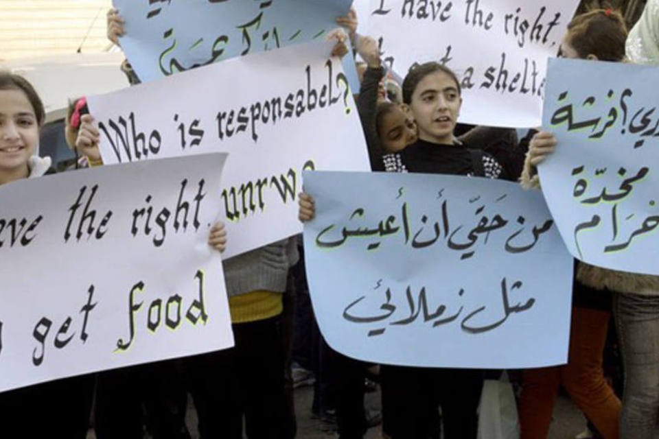 Violentos confrontos em acampamento de refugiados palestinos