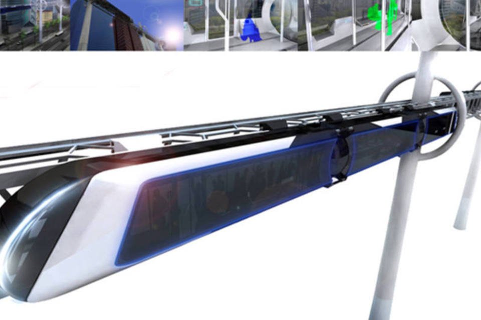 Designers propõem um novo metrô suspenso