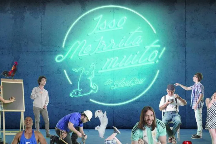 Hotsite da campanha "Isso Me Irrita Muito", da marca de bebidas canadense SlowCow (Reprodução)