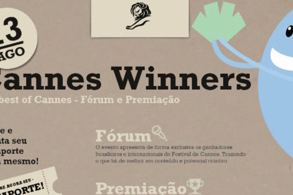 Confira todas as atrações do Cannes Winners 2013