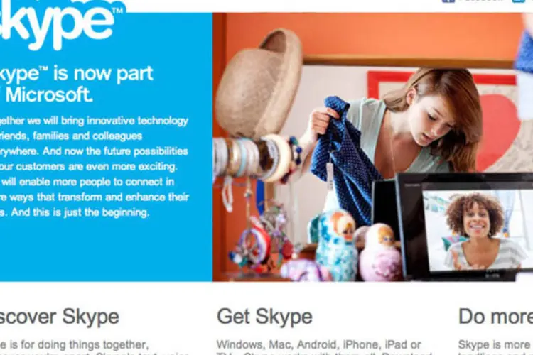 Site do Skype (Reprodução)