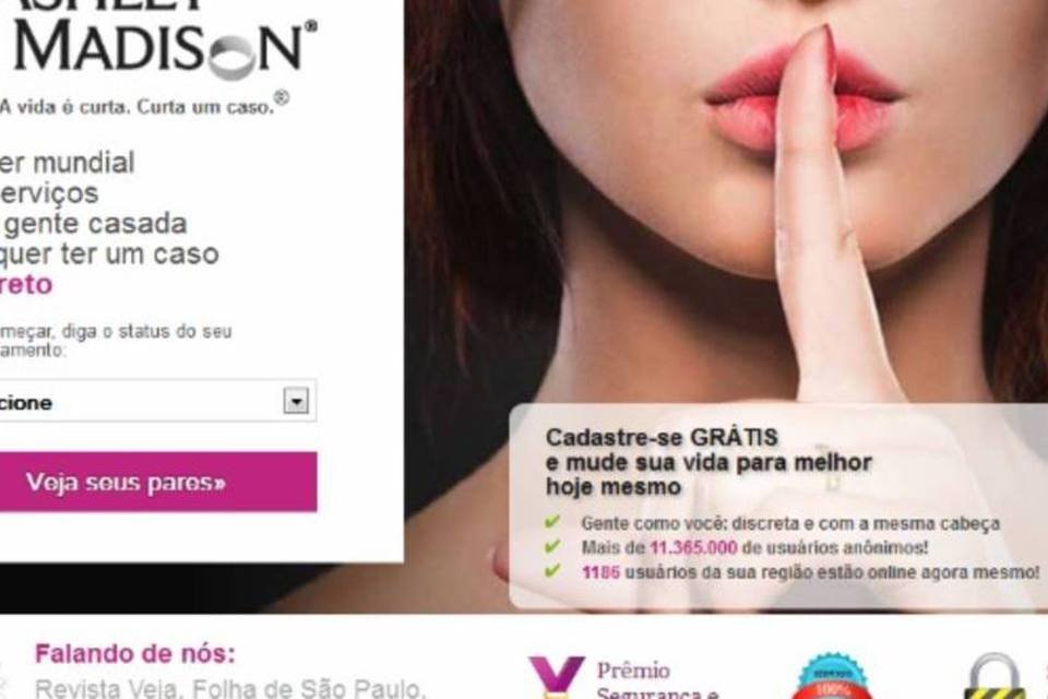 Site Ashley Madison é processado por vazamento de dados