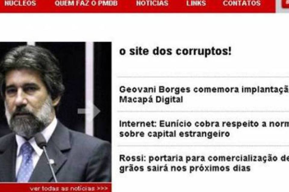 Crackers invadem site do PMDB duas vezes em menos de 24 horas