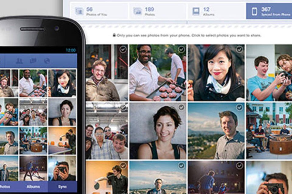Facebook testa sincronização de fotos de aparelhos Android