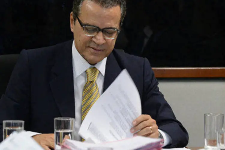 
	Henrique Alves: encontro para pedir leis mais duras para conter crimes durou cerca de 30 minutos
 (Agência Brasil)