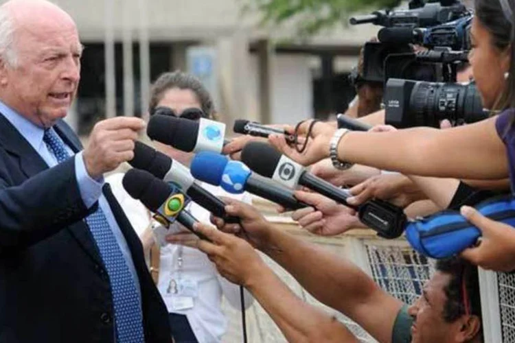 
	Jorge Gerdau: &quot;A siderurgia est&aacute; no meio da cadeia. O problema est&aacute; nos nossos clientes&quot;
 (Antonio Cruz/AGÊNCIA BRASIL)