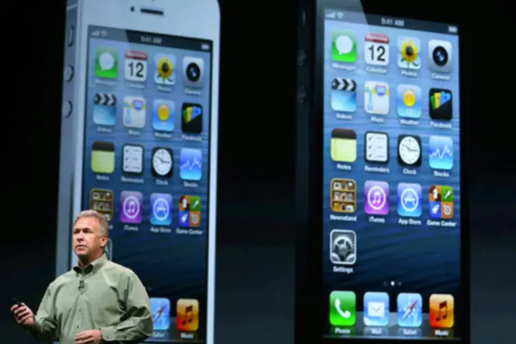 
	&nbsp;

	iPhone 5 &eacute; apresentado oficialmente (e pode mexer com economia americana)
 (Justin Sullivan/Getty Images)
