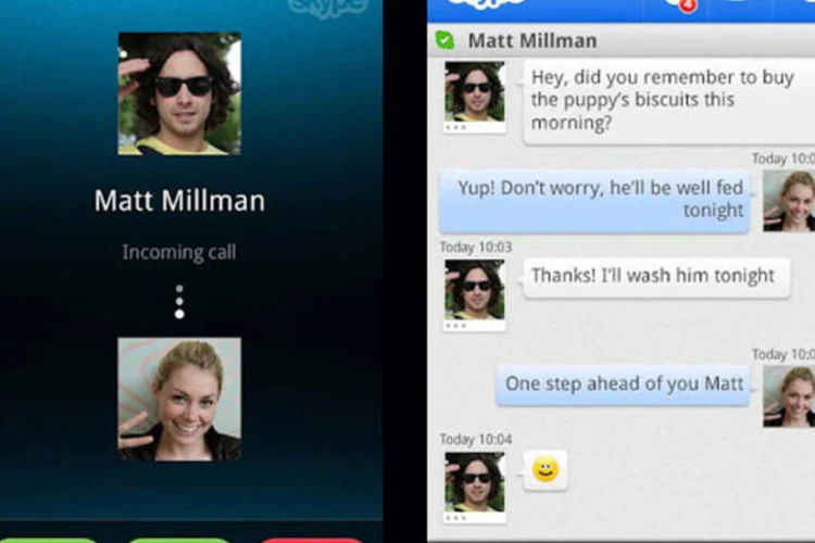 
	Skype: a compra do servi&ccedil;o de videochat online por 8,5 bilh&otilde;es de d&oacute;lares foi anunciada pela Microsoft em maio de 2011.
 (Android Market)