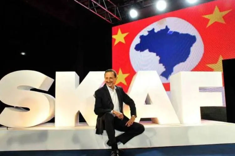 
	O candidato do PMDB ao governo paulista, Paulo Skaf
 (Divulgação/ Kenia Hernandes)