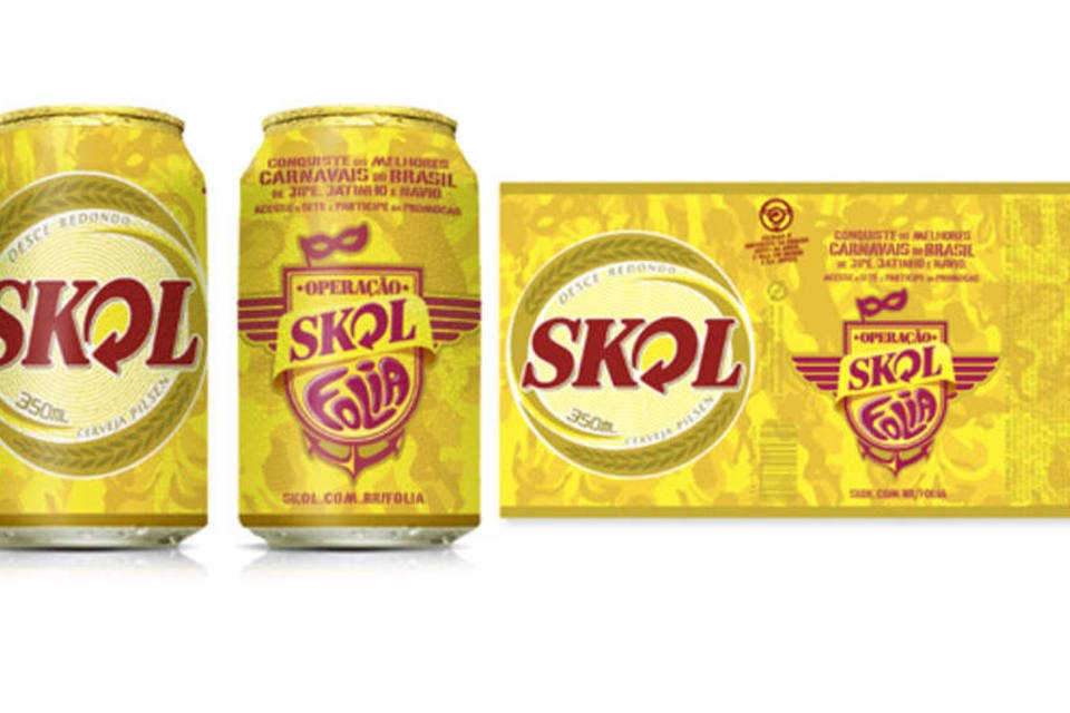 Skol lança embalagem comemorativa para o Carnaval