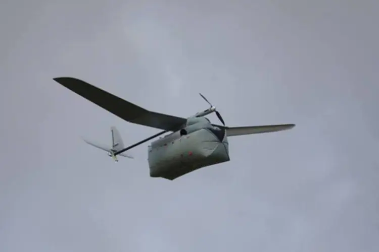 
	O Skylark tem uma carga m&aacute;xima de decolagem de apenas 7,5 quilos e 1,2 quilos &uacute;teis
 (Getty Images)