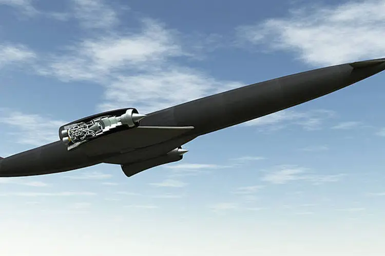 Skylon: avião deve voar a mais de cinco vezes a velocidade do som (Divulgação/Reaction Engines)