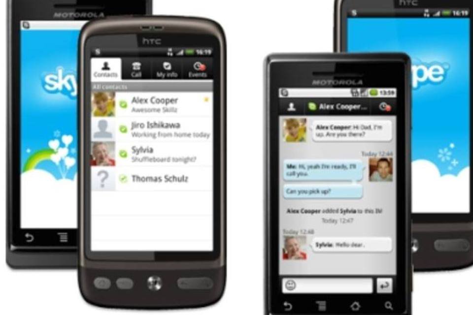 Skype lança versão para Android