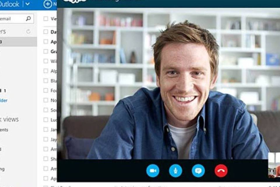 Outlook.com ganha recurso de videochamadas do Skype