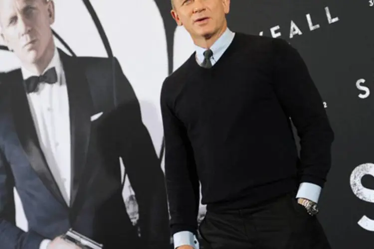 
	Daniel Craig: entorse no joelho reparada por cirurgia
 (Jens Kalaene/AFP)