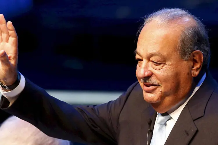 
	O bilion&aacute;rio mexicano Carlos Slim, dono da Am&eacute;rica M&oacute;vil: a Am&eacute;rica M&oacute;vil detinha 14,45 por cento do &iacute;ndice de setembro a novembro
 (REUTERS/Edgard Garrido)