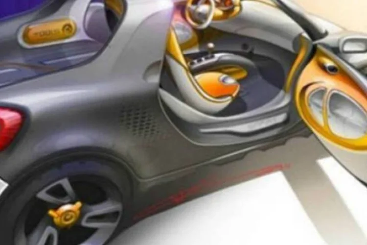 O motor a ser usado é o mesmo do Smart para duas pessoas, comercializado na Europa e equipado com acionamento elétrico  (Divulgação)