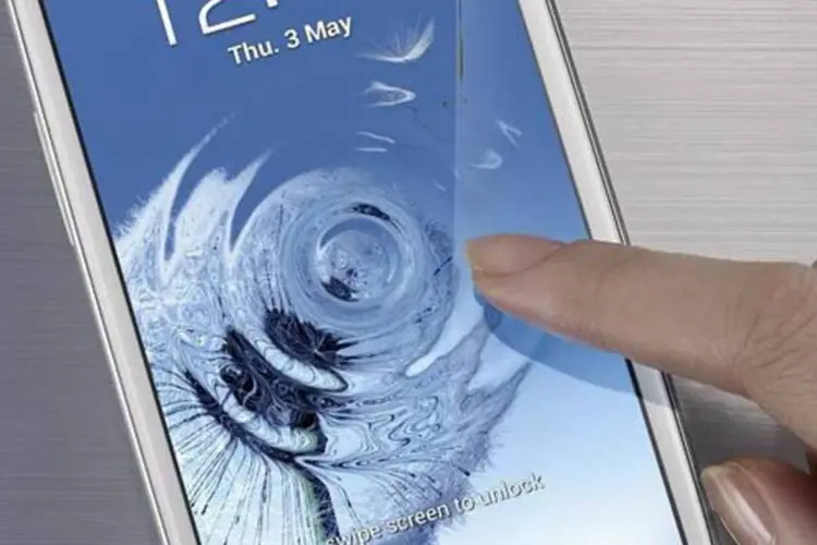 
	Smartphone Galaxy S III, da Samsung: Apple quer proibi&ccedil;&atilde;o da venda dos celulares
 (Divulgação)