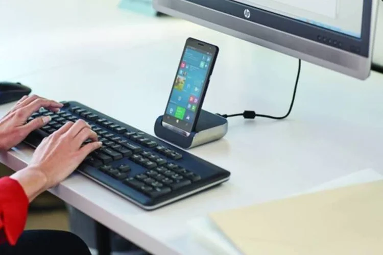 Elite X3: aparelho tem sistema Windows e sensores biométricos (Divulgação/HP)