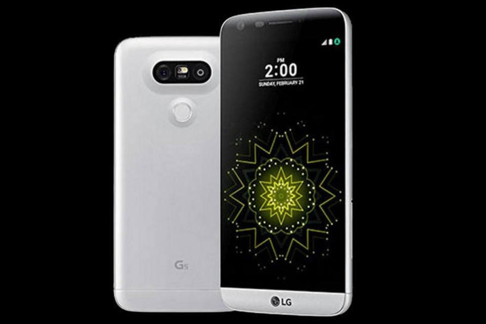 
	G5: smartphone da LG tem duas c&acirc;meras traseiras
 (Divulgação/LG)