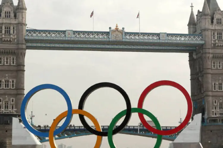 Arcos das Olimpíadas em Londres: estratégia da agência é aproveitar o evento no país para ativar a marca (Peter Macdiarmid/Getty Images)
