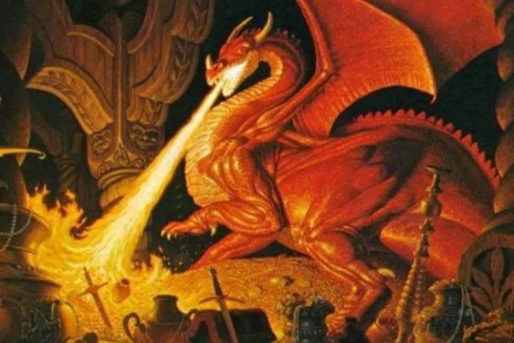 Smaug, personagem de O Hobbit (Divulgação)