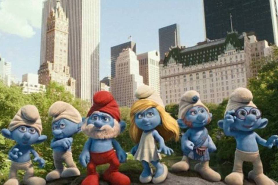 Desenho 'Os Smurfs' virou filme e estreia em 3D
