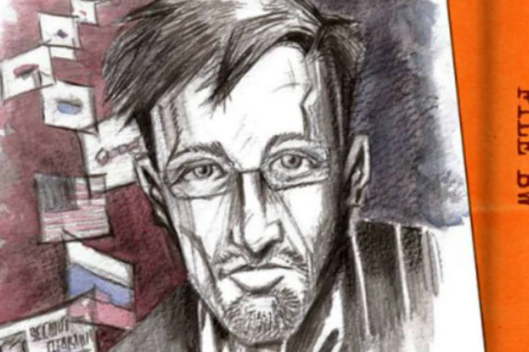 Capa da HQ sobre Edward Snowden, lançada nos Estados Unidos (Divulgação)