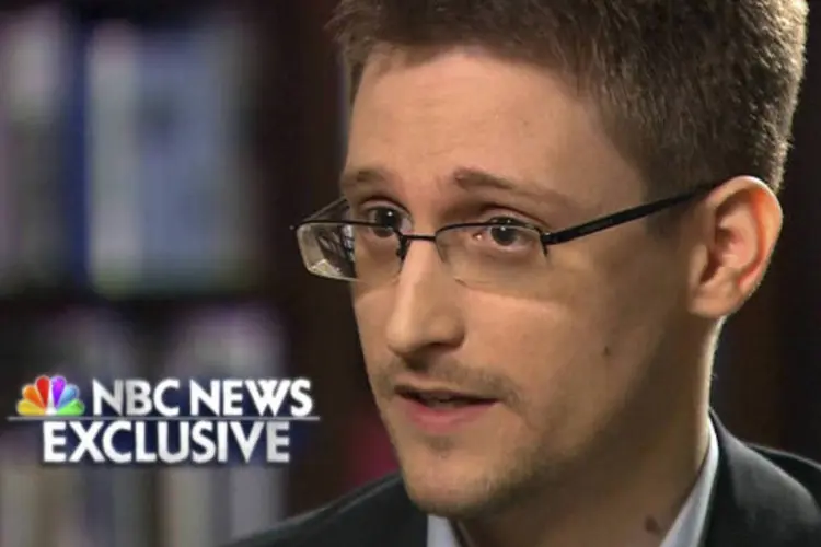 
	Edward Snowden: segundo sua den&uacute;ncia, programa dos EUA monitorou at&eacute; mesmo celular de Angela Merkel
 (REUTERS/NBC News)