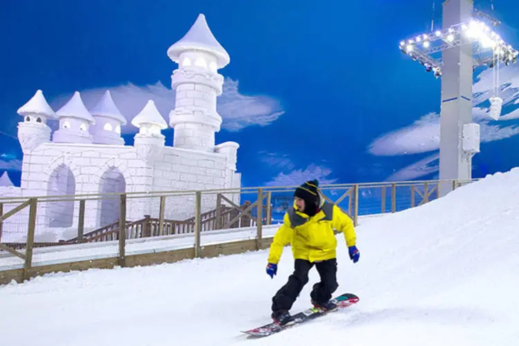 Snowland: parque de neve da Gramado Parks é uma das principais atrações do grupo  (Divulgação/Snowland)
