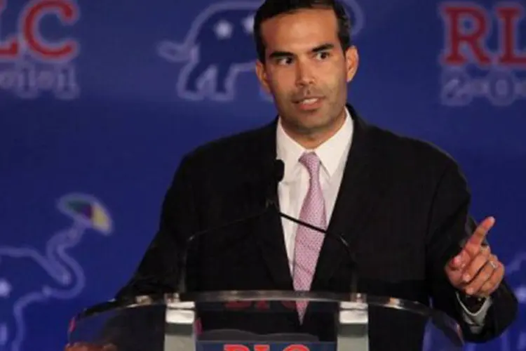 
	 George P. Bush, sobrinho do ex-presidente americano George W. Bush
 (©AFP/Getty Images/Arquivo / Justin Sullivan)