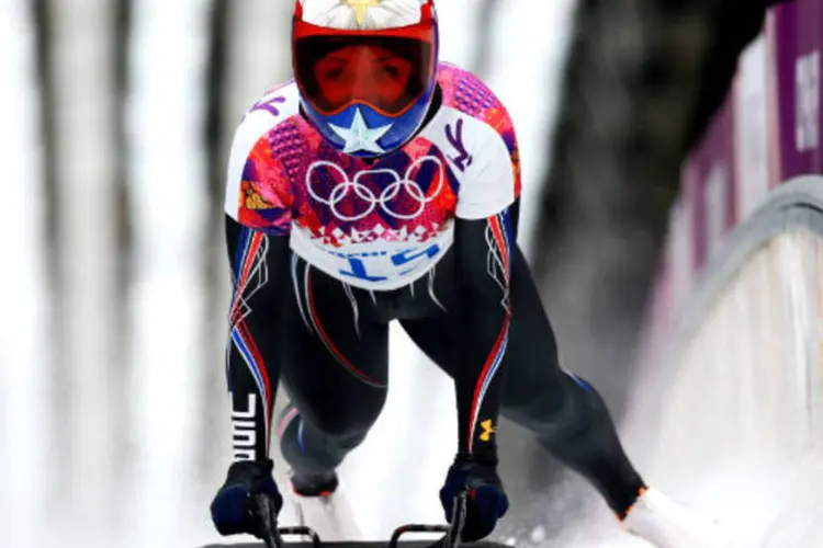 Atleta americana em Sochi: segundo estudo, os Estados Unidos vencerão as Olimpíadas de Inverno (Julian Finney/Getty Images)