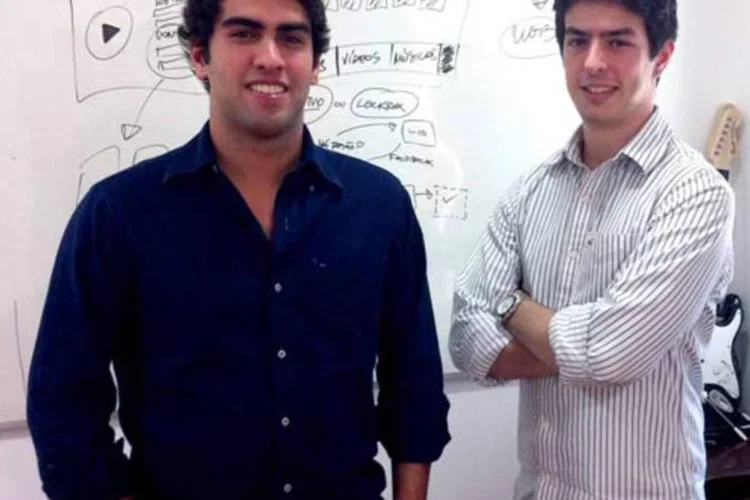 Rodrigo Salvador e André Simões, sócios da startup Passei Direto (Divulgação/Passei Direto)