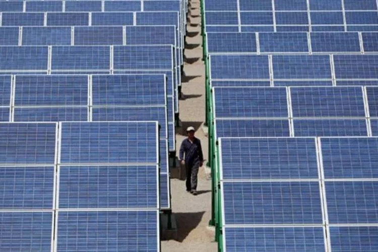 Central de geração de energia solar na China (Getty Images/ Feng Li)