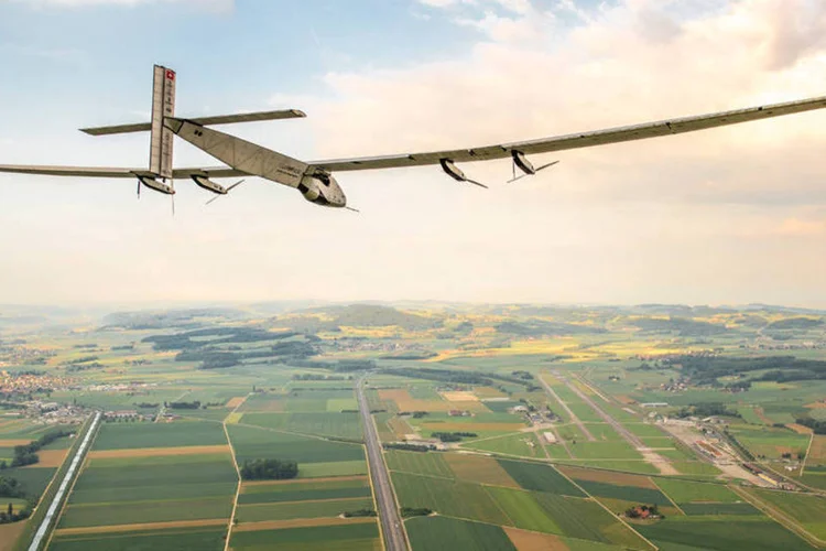 
	Solar Impulse 2: o avi&atilde;o saiu da China em dire&ccedil;&atilde;o ao Pac&iacute;fico
 (Divulgação)