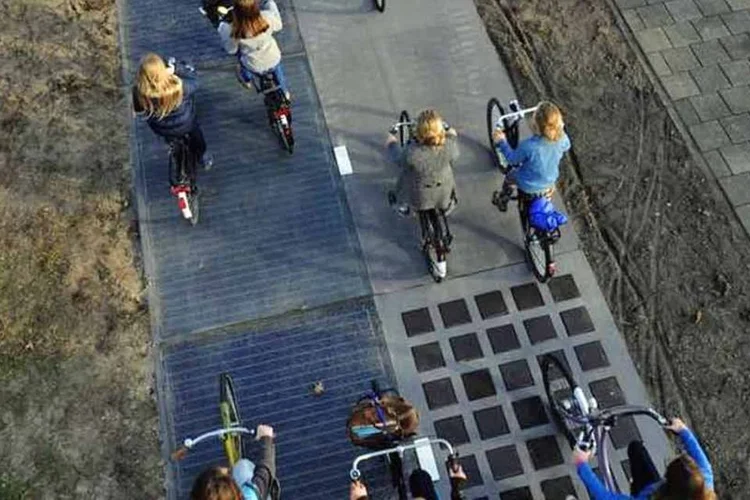 
	SolaRoad: fruto de parceria p&uacute;blico-privada entre a Organiza&ccedil;&atilde;o Holandesa de Pesquisa Cient&iacute;fica Aplicada (TNO) e a empresa Imtech.
 (© SolaRoad Netherlands)