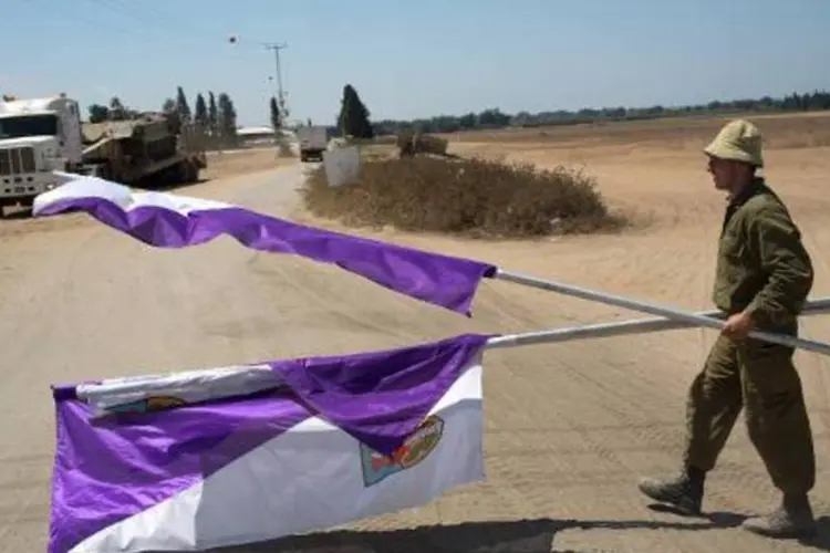 
	Soldado israelense: este &eacute; o 65&ordm; soldado israelense morto desde 8 de julho
 (Menahem Kahana/AFP)