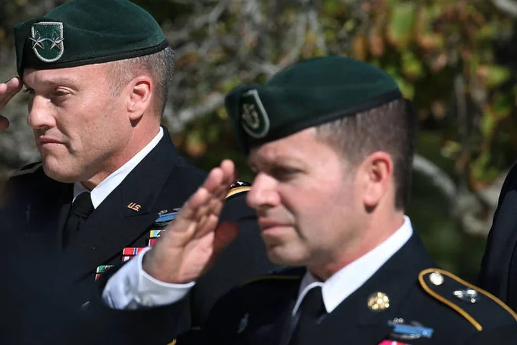 
	Boinas Verdes: No ano passado, tr&ecirc;s mulheres foram admitidas na Ranger school, o centro de treinamento de outra for&ccedil;a de elite do Ex&eacute;rcito
 (Mark Wilson/Getty Images)