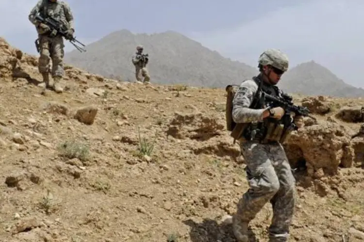 Ataque é uma revanche contra o massacre de Kandahar, que ocorreu na madrugada de domingo pela ação de um militar dos Estados Unidos. Incidente resultou na morte de 16 civis (US Air Force/Getty Images)