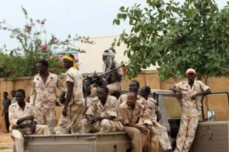 Soldados do Sudão: denúncias da ONU, porém, não foram inteiramente comprovadas (Ashraf Shazly/AFP)
