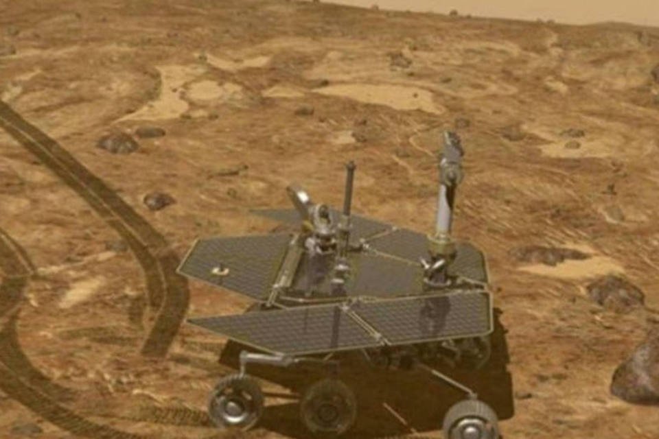 Robô Opportunity completa primeira "maratona" sobre Marte