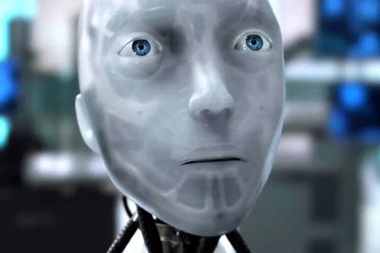 Sonny, a máquina em crise existencial do filme "Eu, Robô" (Reprodução/YouTube/Reprodução)